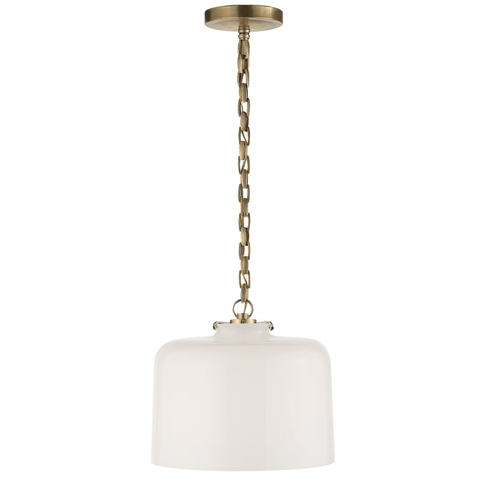 Visual Comfort - TOB 5226HAB/G5-WG - One Light Pendant - Katie5 - Hand-Rubbed Antique Brass