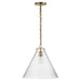 Visual Comfort - TOB 5226HAB/G6-SG - One Light Pendant - Katie6 - Hand-Rubbed Antique Brass
