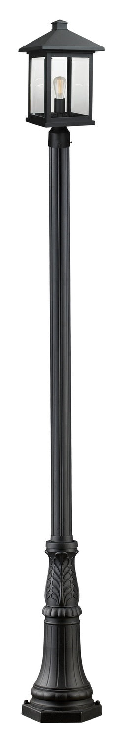Z-Lite - 531PHBR-518P-BK - One Light Outdoor Post Mount - Portland - Black