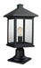 Z-Lite - 531PHBR-533PM-BK - One Light Outdoor Pier Mount - Portland - Black