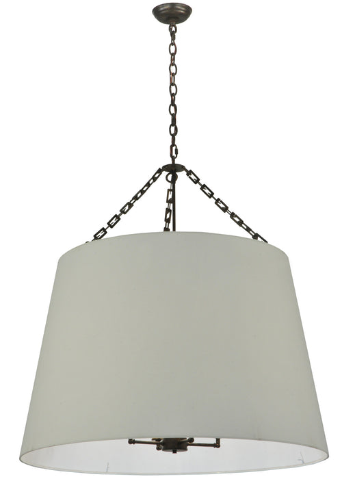 Meyda Tiffany - 127437 - Four Light Pendant - Cilindro - Nickel