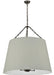 Meyda Tiffany - 127437 - Four Light Pendant - Cilindro - Nickel