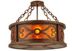 Meyda Tiffany - 129143 - Four Light Inverted Pendant - Donya - Red Rust,Custom