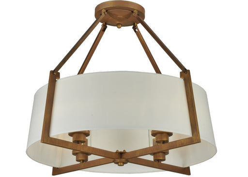 Meyda Tiffany - 129153 - Four Light Semi-Flushmount - Cilindro - Custom