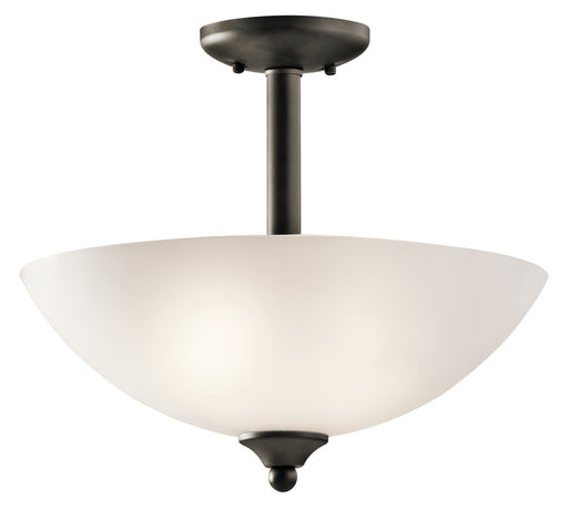 Kichler - 43641OZ - Two Light Pendant/Semi Flush Mount - Jolie - Olde Bronze