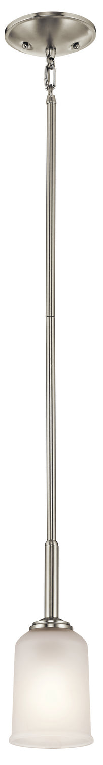 Kichler - 43674NI - One Light Mini Pendant - Shailene - Brushed Nickel
