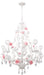 Crystorama - 4856-WW - Five Light Chandelier - Lola - Wet White