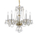Crystorama - 5085-PB-CL-S - Five Light Chandelier - Traditional Crystal - Polished Brass