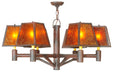 Meyda Tiffany - 130500 - Six Light Chandelier - Rocky Mountain - Red Rust,Wrought Iron