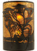 Meyda Tiffany - 130871 - Two Light Wall Sconce - Zebra - Mahogany Bronze