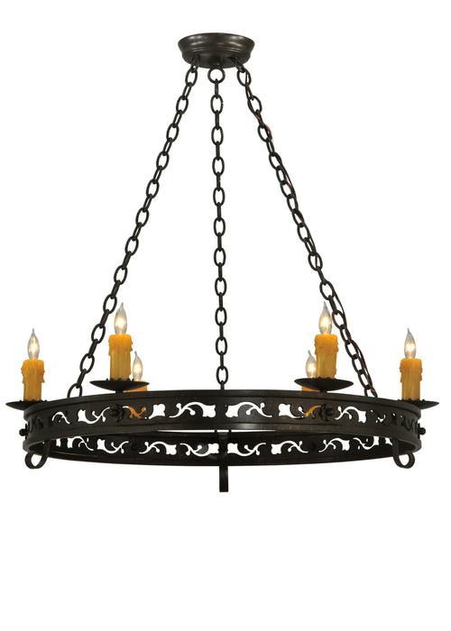 Meyda Tiffany - 131389 - Six Light Chandelier - Sagebrush - Custom