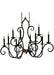 Meyda Tiffany - 132000 - Ten Light Chandelier - Clifton - Custom