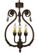 Meyda Tiffany - 132457 - Three Light Chandelier - Antonia - Red Rust,Custom