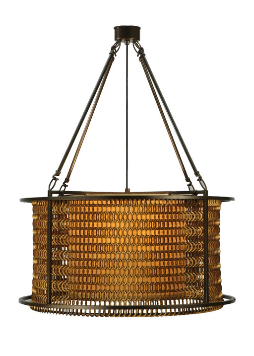 Meyda Tiffany - 132694 - Four Light Pendant - Maille - Oil Rubbed Bronze
