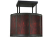 Meyda Tiffany - 133449 - Eight Light Semi-Flushmount - Cilindro - Custom,Oil Rubbed Bronze