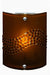 Meyda Tiffany - 133700 - One Light Wall Sconce - Metro Fusion - Amber/Pebbles