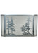 Meyda Tiffany - 133721 - Fireplace Screen - Tall Pines - Custom,Chrome