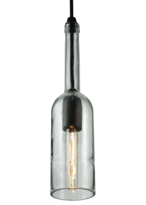 Meyda Tiffany - 134167 - One Light Mini Pendant - Wine Bottle - Timeless Bronze