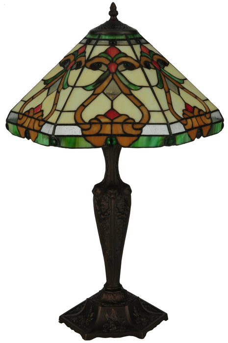 Meyda Tiffany - 134249 - One Light Table Base - Middleton - Mahogany Bronze