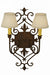 Meyda Tiffany - 134881 - Two Light Wall Sconce - Louisa - Red Rust,Custom