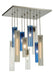Meyda Tiffany - 135045 - Ten Light Pendant - Cilindro - Nickel