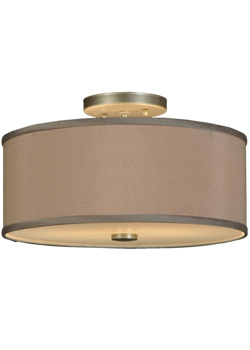 Meyda Tiffany - 135047 - Two Light Flushmount - Cilindro - Nickel