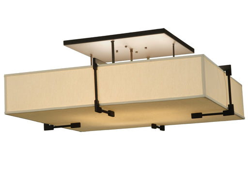 Meyda Tiffany - 135222 - Eight Light Semi-Flushmount - Quadrato - Oil Rubbed Bronze