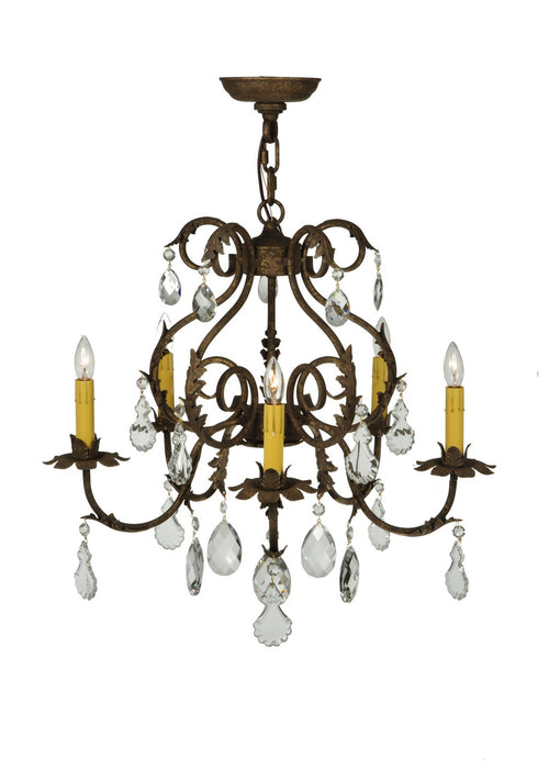 Meyda Tiffany - 135403 - Five Light Chandelier - Chantilly - Custom