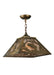 Meyda Tiffany - 135709 - Two Light Pendant - Northwoods Leaping Bass - Antique Copper