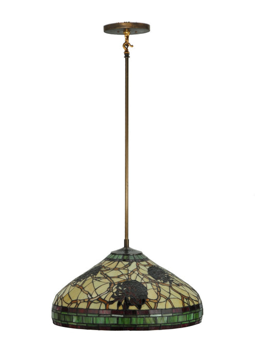 Meyda Tiffany - 135830 - Three Light Pendant - Pinecone - Antique Copper