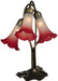 Meyda Tiffany - 13593 - Three Light Accent Lamp - Pink/White Pond Lily