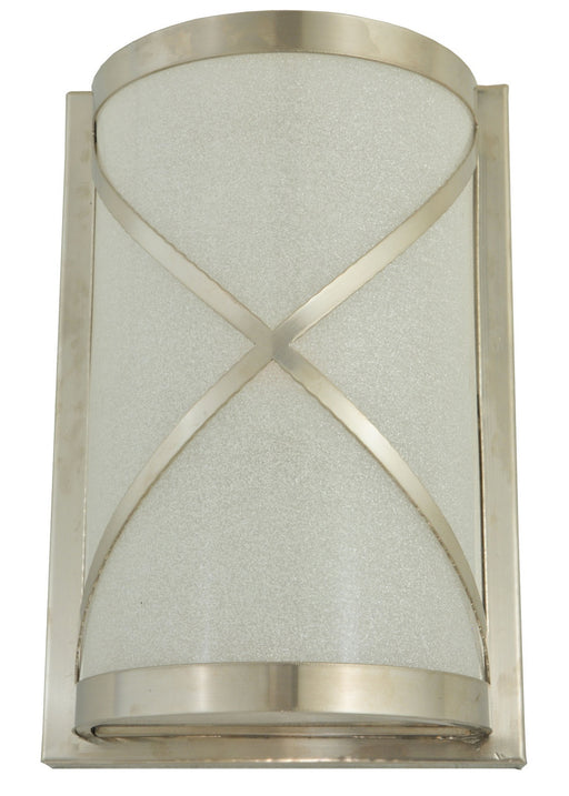 Meyda Tiffany - 136052 - Two Light Wall Sconce - Whitewing - Brushed Nickel