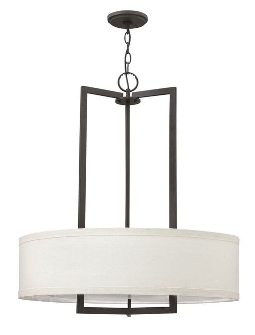 Hinkley - 3204KZ - Three Light Pendant - Hampton - Buckeye Bronze