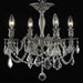 Elegant Lighting - 9204F17PW/RC - Four Light Flush Mount - Rosalia - Pewter