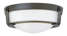 Hinkley - 3223OB-WH-LED - LED Flush Mount - Hathaway - Olde Bronze with Etched White glass