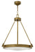 Hinkley - 3384HB - Four Light Pendant - Collier - Heritage Brass