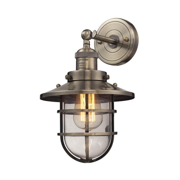 Elk Lighting - 66376/1 - One Light Wall Sconce - Seaport - Antique Brass