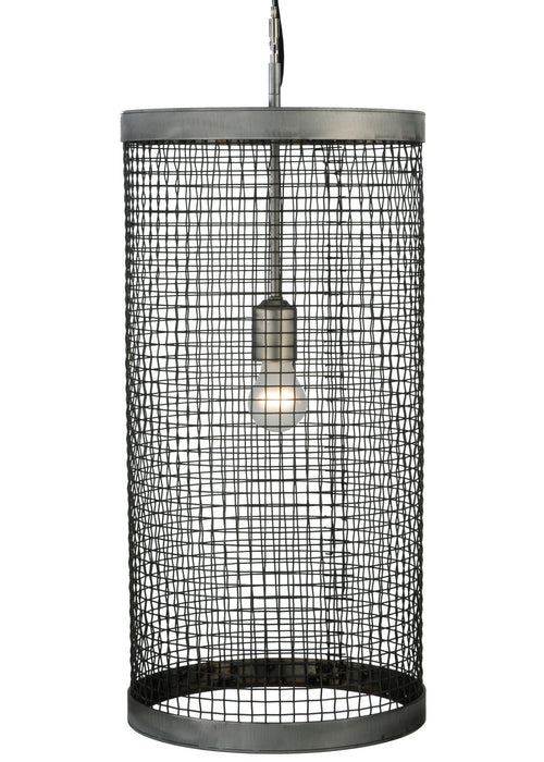 Meyda Tiffany - 136216 - One Light Pendant - Cilindro - Custom,Oil Rubbed Bronze