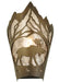 Meyda Tiffany - 136672 - One Light Wall Sconce - Moose At Dawn - Antique Copper