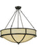 Meyda Tiffany - 136693 - Six Light Inverted Pendant - Lone - Timeless Bronze