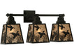 Meyda Tiffany - 136926 - Three Light Wall Sconce - Ducks In Flight - Rust,Custom