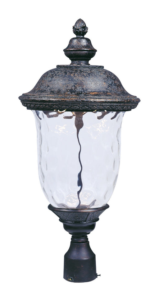 Maxim - 55420WGOB - LED Outdoor Pole/Post Lantern - Carriage House LED - Oriental Bronze