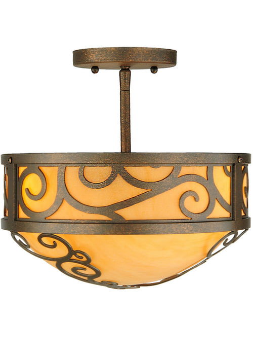 Meyda Tiffany - 137259 - Three Light Semi-Flushmount - Lilliana ...