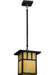 Meyda Tiffany - 137578 - One Light Pendant - Hyde Park - Craftsman Brown