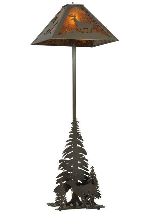 Meyda Tiffany - 137587 - Two Light Floor Lamp - Lone Deer - Timeless Bronze