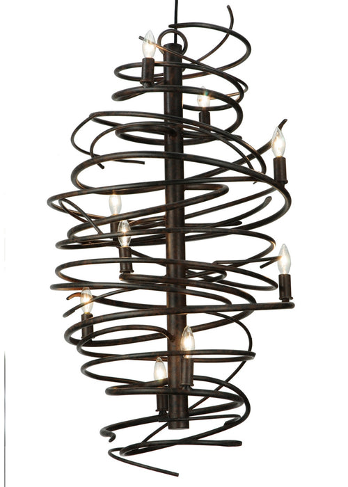 Meyda Tiffany - 137641 - Nine Light Chandelier - Cyclone - Custom