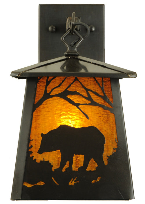Meyda Tiffany - 138044 - One Light Wall Sconce - Stillwater - Craftsman Brown