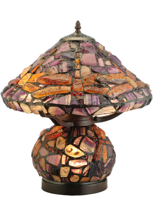 Meyda Tiffany - 138107 - Two Light Table Lamp - Dragonfly - Mahogany Bronze