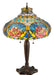 Meyda Tiffany - 138108 - Table Lamp - Dragonfly Rose - Mahogany Bronze
