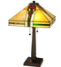 Meyda Tiffany - 138117 - Two Light Table Lamp - Parker Poppy - Mahogany Bronze